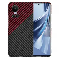 Husa pentru Oppo Reno10 / Reno10 Pro, Techsuit, Carbonite FiberShell, Neagra Rosie