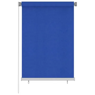 vidaXL Jaluzea rulantă de exterior 105 (l) x 140 (î) cm, albastru, HDPE