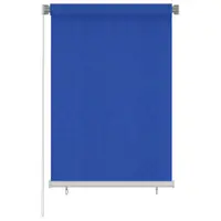 vidaXL Jaluzea rulantă de exterior 105 (l) x 140 (î) cm, albastru, HDPE