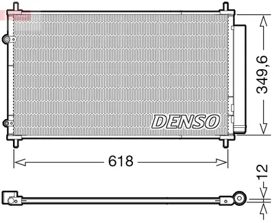 Radiator AC condensator cu uscator potrivit TOYOTA YARIS 1.5H 04.15