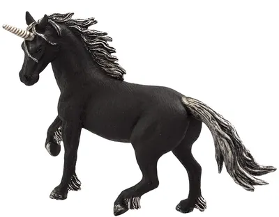 Figurina Mojo Fantasy&Figurines - Unicorn negru