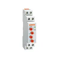 Releu de timp multifunctional. MULTISCALE. MULTItensiune. 2 RELAY OUTPUTS., MODULAR VERSION, 12…240VAC/DC