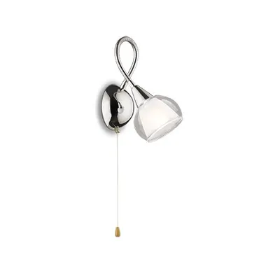Aplica Tender, 1 bec, dulie E14, L:450 mm, H:450 mm, Transparenta