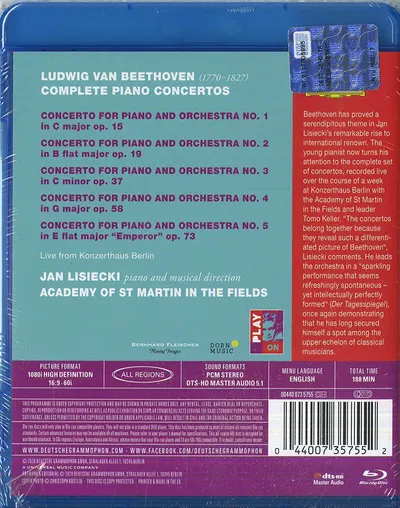 Beethoven: Complete Piano Concertos