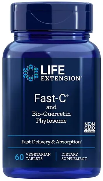 Fast-C and Bio-Quercetin, 60 vege tablete, Life Extension