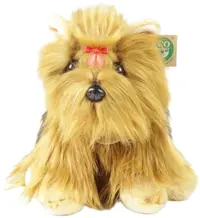 Jucărie de pluș Rappa Eco Friends - Yorkshire Terrier Dog, așezat, 30 cm