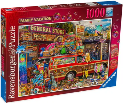 Puzzle Ravensburger din 1000 de piese - Vacanta in familie