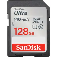 Card Memorie SDXC SanDisk Ultra, 128Gb, Clasa 10 / UHS-1 U1 SDSDUNB-128G-GN6IN