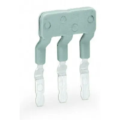 Comb-style jumper bar; 1-2-3; gray
