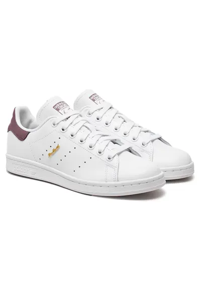 Tenisi dama Stan Smith - piele naturala - alb/mov