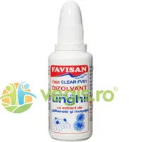 Dizolvant pentru Lac de Unghii cu Galbenele si Musetel FaviClear FVS1 30ml