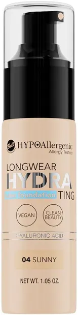 Bell HYPOAllergenic Fond de ten hidratant Longwear, 04 Sunny, 30 g