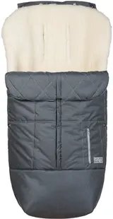 Sac universal de iarna pentru carucior cu lana de oaie DoRechi - Trend Grafit