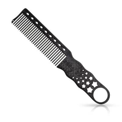 Pieptene frizerie/coafor - Y.S/PARK - 280 - Negru