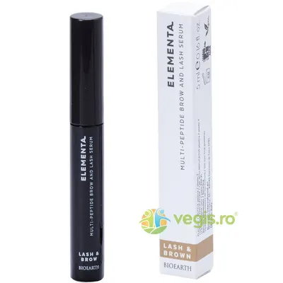 Ser pentru Gene si Sprancene cu Peptide Elementa 5ml