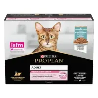 Pachet 10 buc x 85 gr Hrana umeda pentru pisici Pro Plan Adult Delicate Digestion cu peste oceanic