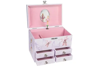 Cutie muzicala cu 3 sertare - Balerina