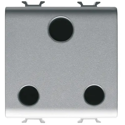 Priza 2M standard britanic Gewiss Chorus GW14297, titan