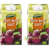 Pachet Suc de Sfecla Rosie Ecologic/Bio 500ml+500ml
