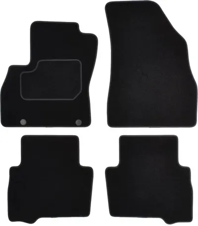 Covorase auto (set, velur, 4 bucati, culoare negru) CITROEN NEMO dupa 2008