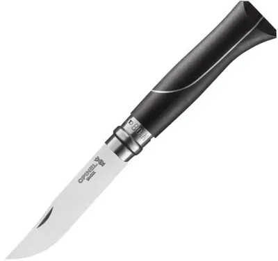 Cuțit pliabil Opinel Luxe - 8.5 cm, Ellipse, abanos