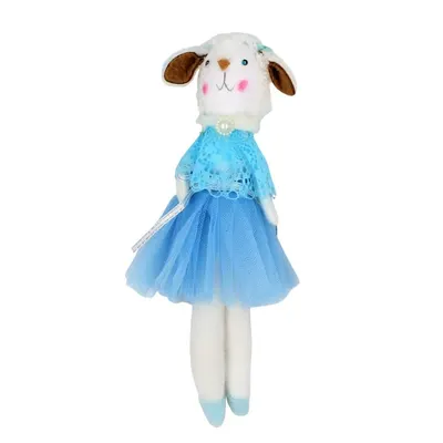 Decorațiune Zooky animăluț oiță cu fustiță bleu