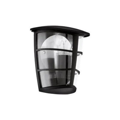 Lampa perete ALORIA negru 220-240V,50/60Hz IP44