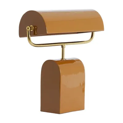Veioză portocalie din metal (înălțime 38 cm) Cardona – Light & Living
