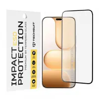 Folie de protectie Ecran Techsuit pentru Honor 600 Lite, Sticla Securizata, Full Glue, Neagra
