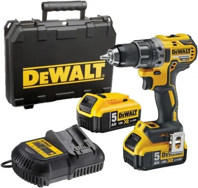 Șurubelniță cu acumulator DeWALT - DCD791P2-QW, 18V, 460W, 2x5Ah