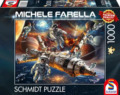 Puzzle Schmidt din1000 piese - Magie galactică