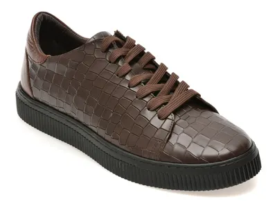 Pantofi sport RELAX maro, 1617, din piele naturala