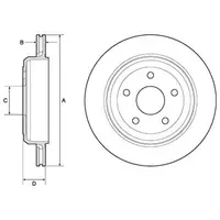 Disc frana DELPHI BG4802C