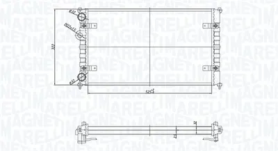 Radiator Motor (manual) Potrivit Seat Cordoba, Cordoba Vario, Ibiza Ii, Inca, Toledo Iv; Vw Caddy Ii, Caddy Ii Minivan, Polo, Polo Iii Classic 1.2-1.9d
