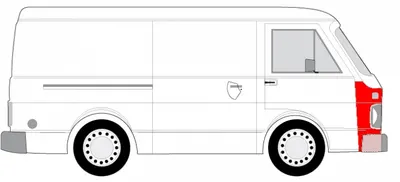 Panou lateral partea dreapta inferioara, inalt VW LT 28-35 I, LT 28-46 II, LT 40-55 I intre 1975-1996