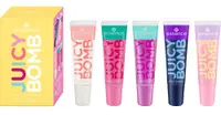 Essence Set de gloss-uri pentru buze Juicy Bomb, 03 The Juicy Side Of Life, 5 x 10 ml