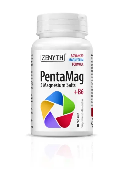 PentaMag, 5 forme de magneziu, 30cps- Zenyth Pharmaceuticals