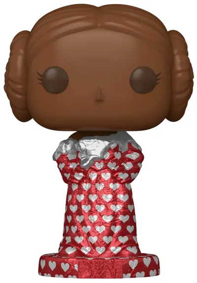 Figurină Funko POP! Valentines: Star Wars - Princess Leia (Chocolate) #676
