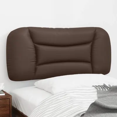 vidaXL Pernă pentru tăblie pat, Hvar, maro, 80 cm, piele artificială