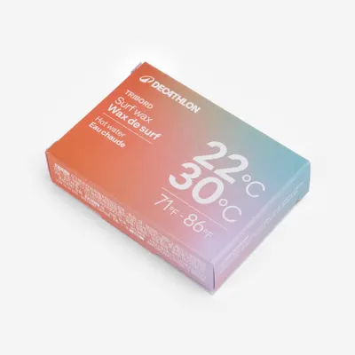 Ceară surf de origine naturală pentru apă caldă cu temperaturi de 22-30 °C