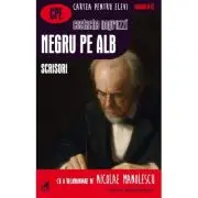 Negru pe alb. Scrisori