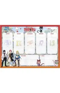 Planner saptamanal: Fairy Tail