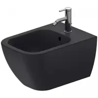 Bideu Duravit Happy D.2, 2258151300, suspendat, Antracit mat