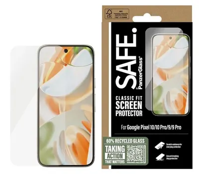 Protector de sticlă SAFE - Ultra Wide Fit, Google Pixel 9/10, transparent