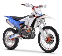 Motocicleta Cross Enduro Asix XR99, 300cc, roti 21 19 , culoare alb albastru, pornire electric