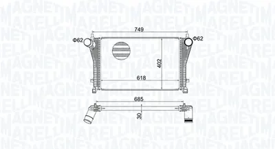Compresor Intercooler Potrivit Audi A3, Q2, Q3, Tt; Seat Ateca, Leon, Leon Sc, Leon St, Leon Hatchback; Skoda Karoq, Kodiaq I, Octavia Iii, Superb Iii; Vw Arteon, Arteon Shooting Brake 1.2-2.0d 04.12