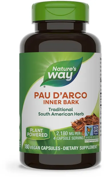 Pau D'Arco, 180 capsule vegetale, Nature's Way