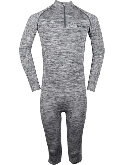 Top lenjerie de corp SEAMLESS HALFZIP Baselayer Set barbati