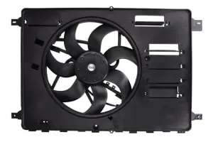 Ventilator radiator (cu carcasa) potrivit VOLVO V70 III, XC60 I; FORD GALAXY II, KUGA I, MONDEO IV, S-MAX 2.0-2.5 05.06-02.17