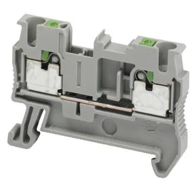 Bloc Terminal De Trecere Linergy4Mm² 32A Cu Un Nivel 1X1 Conex. Push-InGri